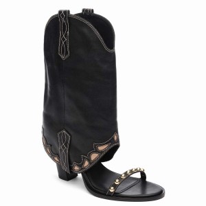 Sandali Donna Ash Kentucky Almond Bootie Nere | 549369-292