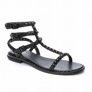 Sandali Donna Ash Play Bis Tonal-Studded Flat Nere | 229757-763