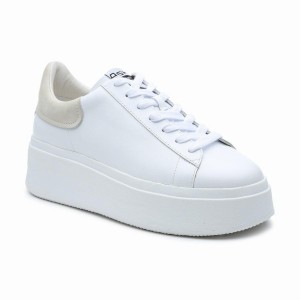 Sneakers Donna Ash Moby Platform Bianche | 161809-958