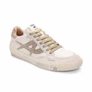 Sneakers Donna Ash Moonlight Strass Vintage Bianche | 709682-090