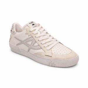 Sneakers Donna Ash Moonlight Studs Vintage Beige | 381304-551