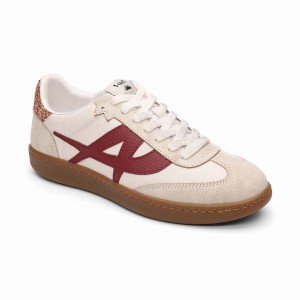 Sneakers Donna Ash Sunset Vintage Glitter Beige | 528256-766